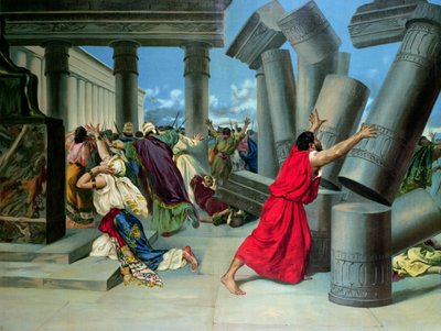 Samson et Dalila et la destruction du Temple - German School
